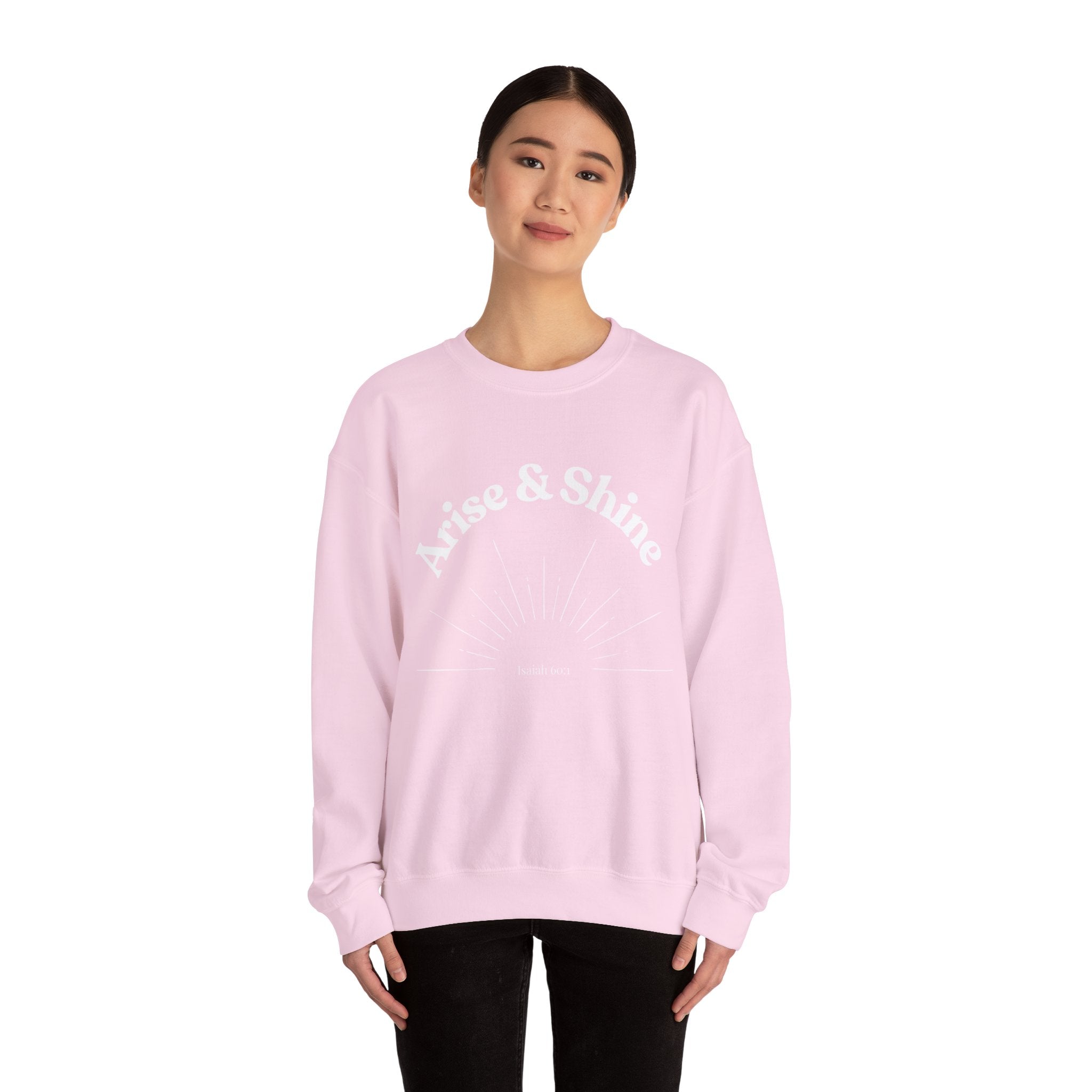 Arise & Shine Sweatshirt — Inspirational Sunrise Crewneck