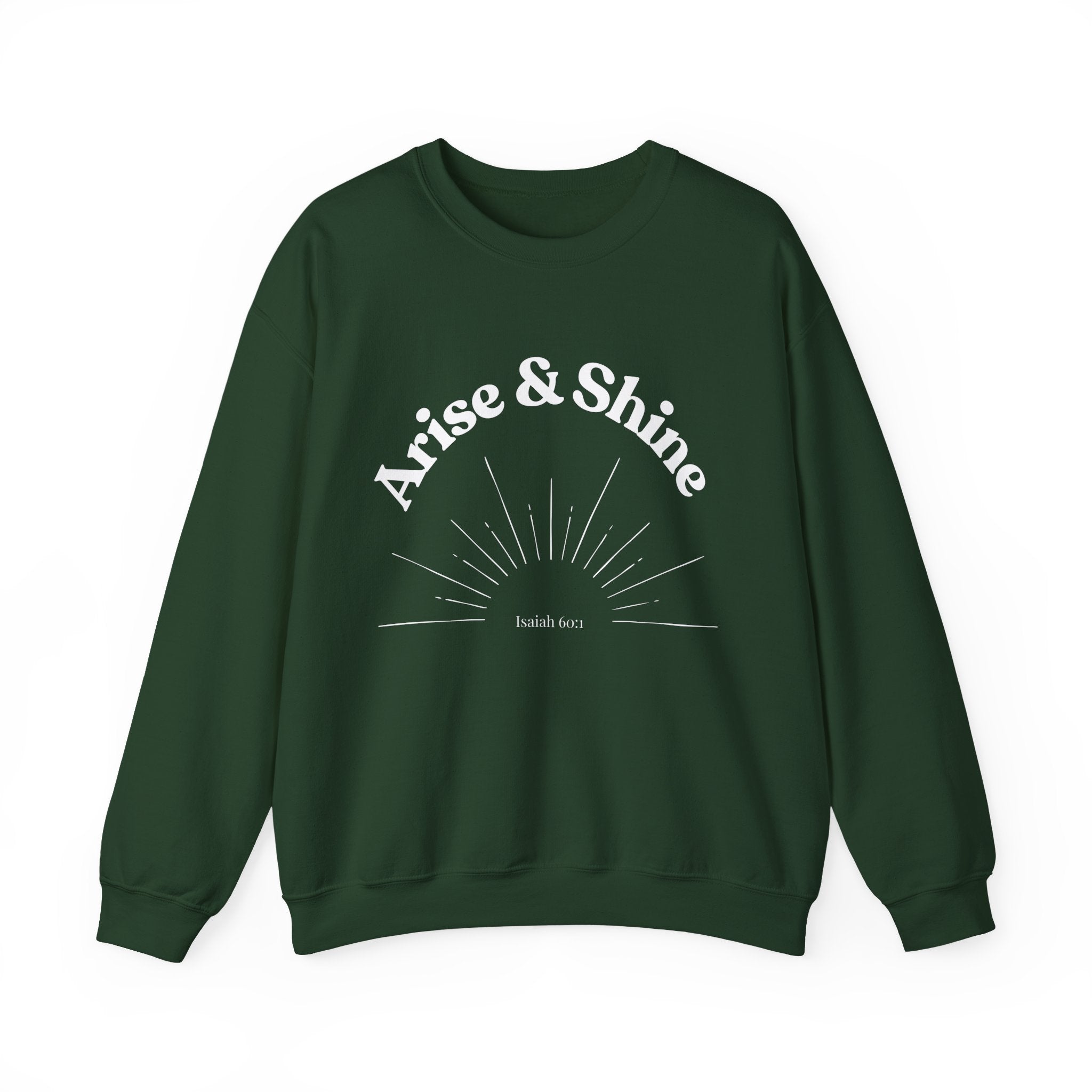 Arise & Shine Sweatshirt — Inspirational Sunrise Crewneck