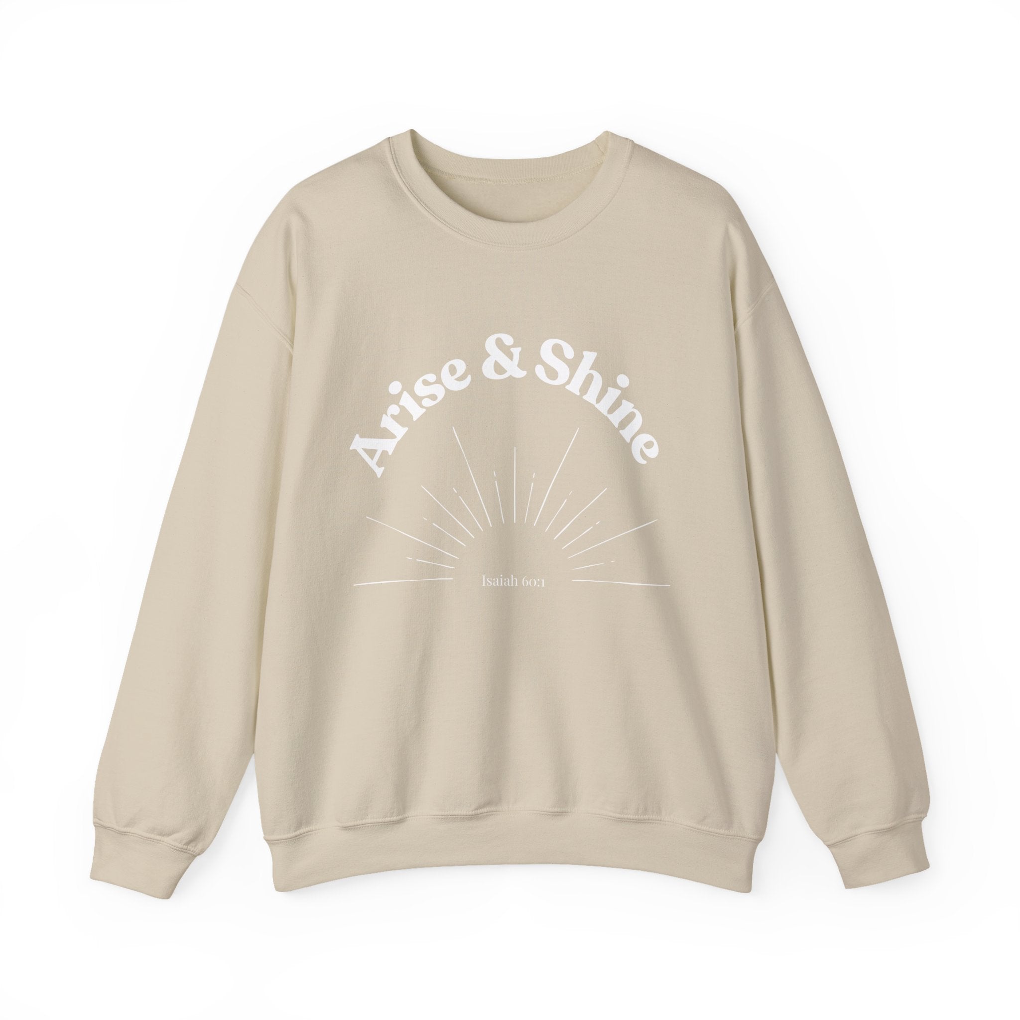 Arise & Shine Sweatshirt — Inspirational Sunrise Crewneck