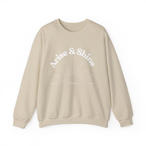 Arise & Shine Sweatshirt — Inspirational Sunrise Crewneck