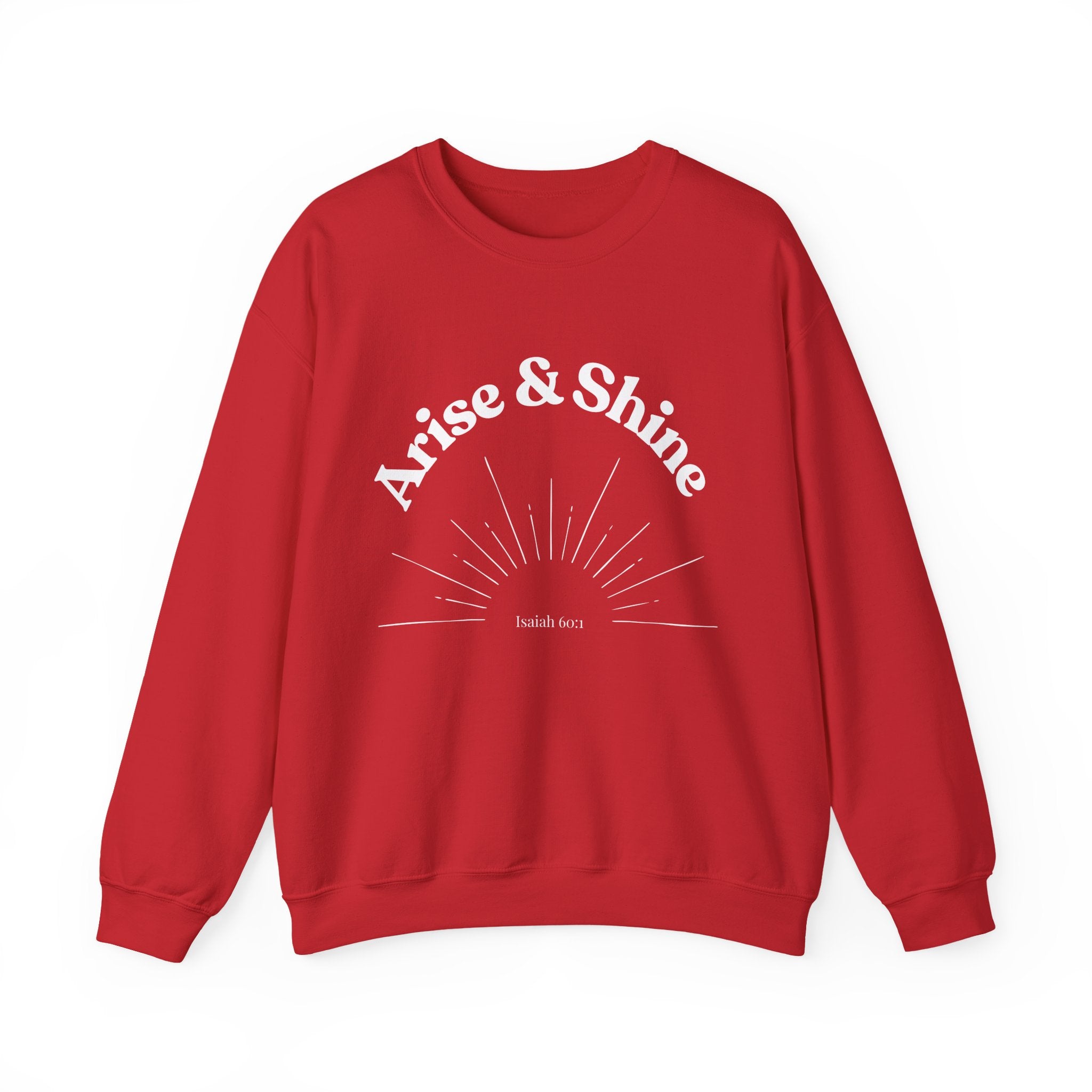 Arise & Shine Sweatshirt — Inspirational Sunrise Crewneck