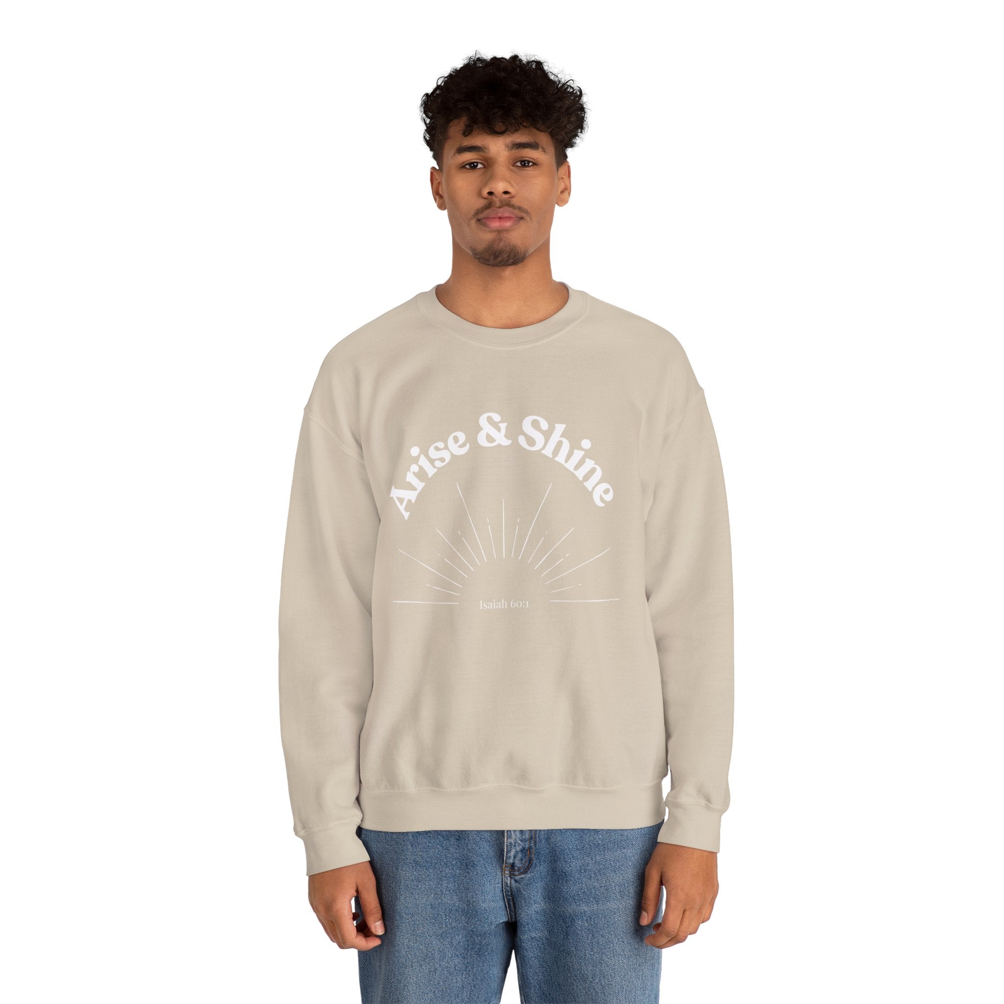 Arise & Shine Sweatshirt — Inspirational Sunrise Crewneck