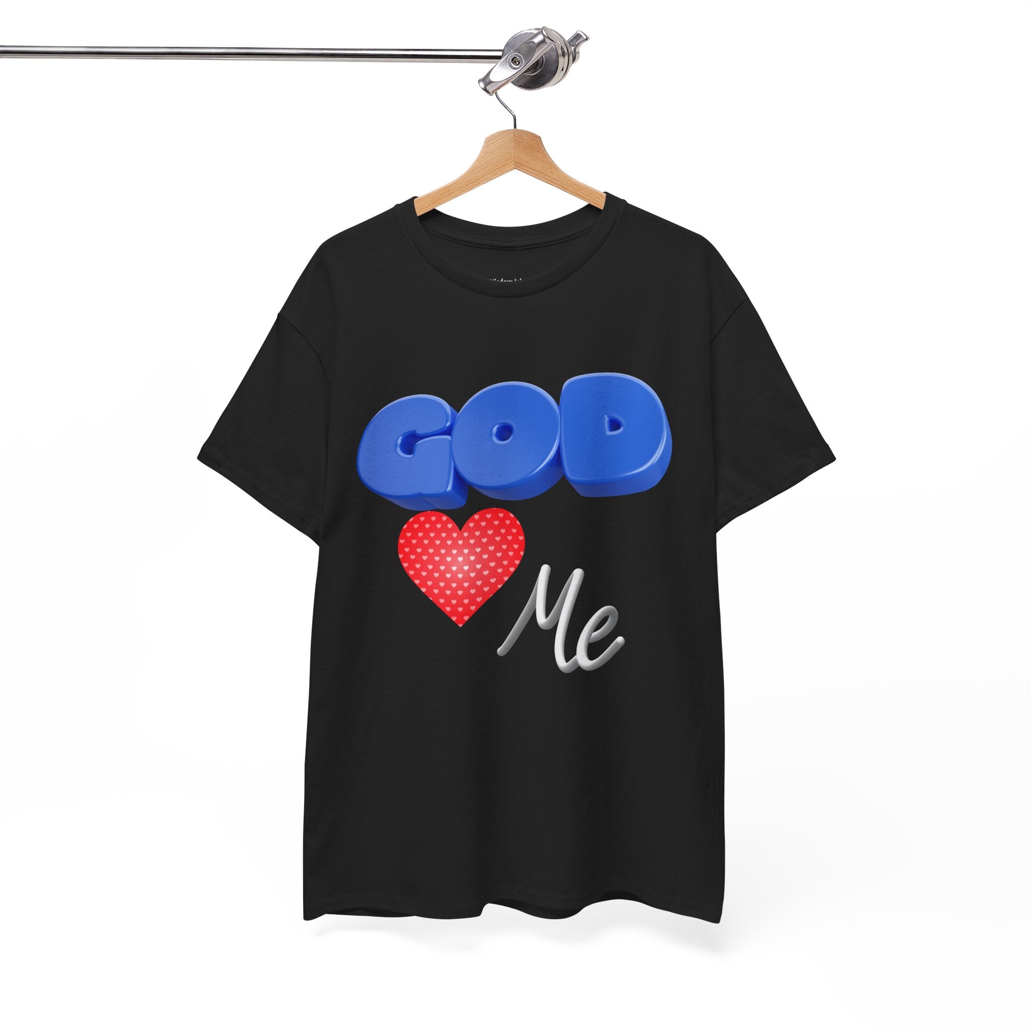 God Loves Me Tee — Inspirational Christian Graphic T-Shirt