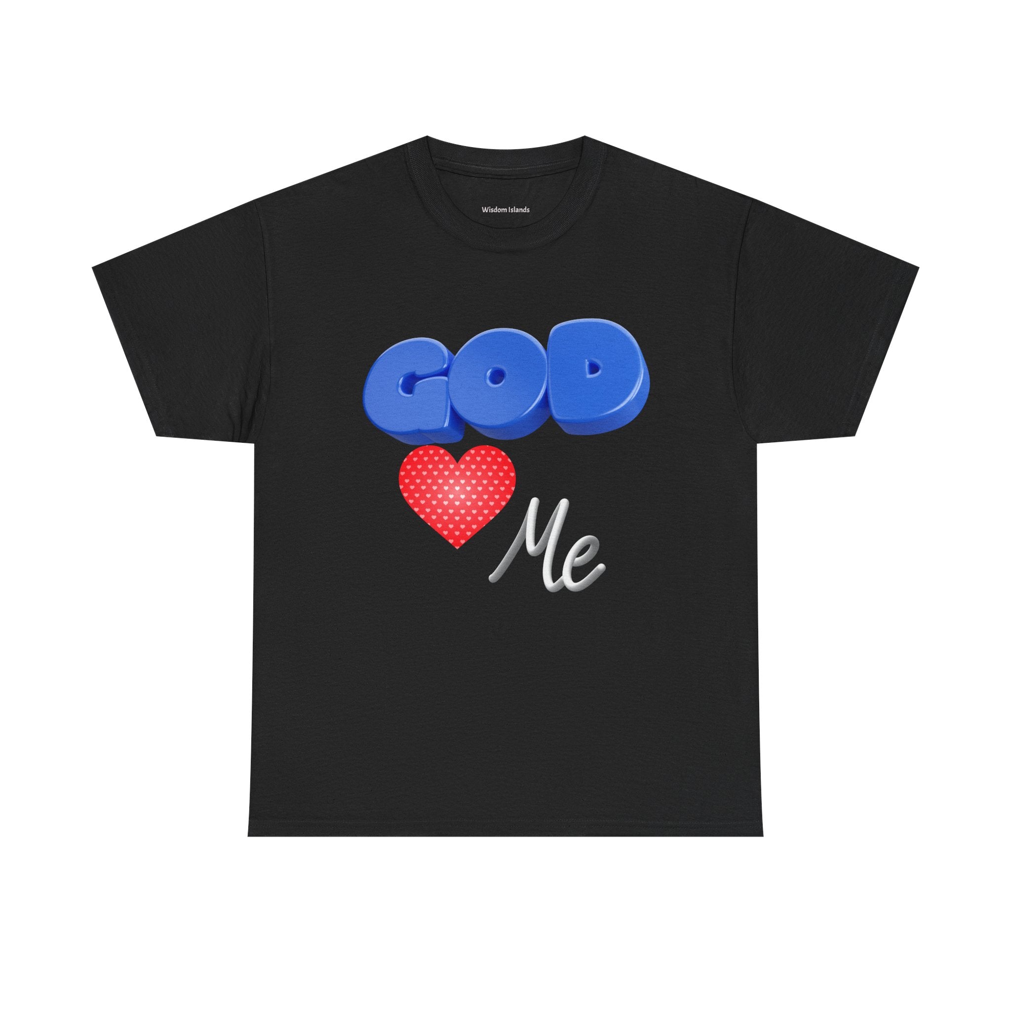God Loves Me Tee — Inspirational Christian Graphic T-Shirt