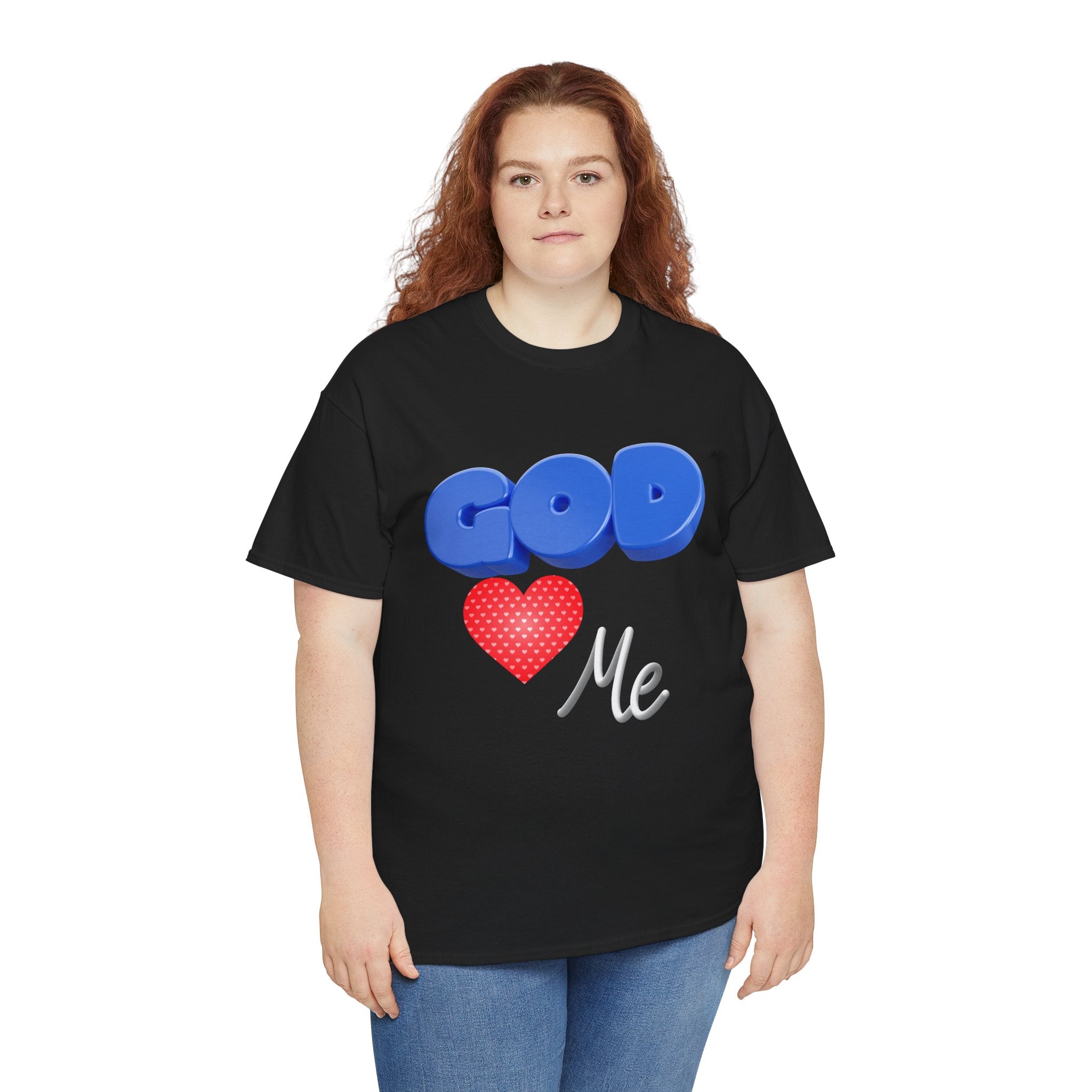 God Loves Me Tee — Inspirational Christian Graphic T-Shirt