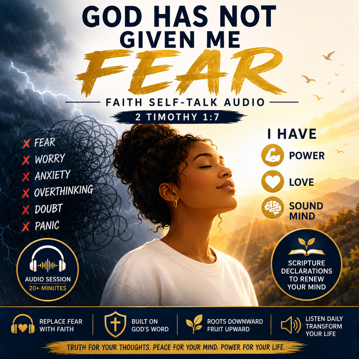 GOD HAS NOT GIVEN ME FEAR AUDIO