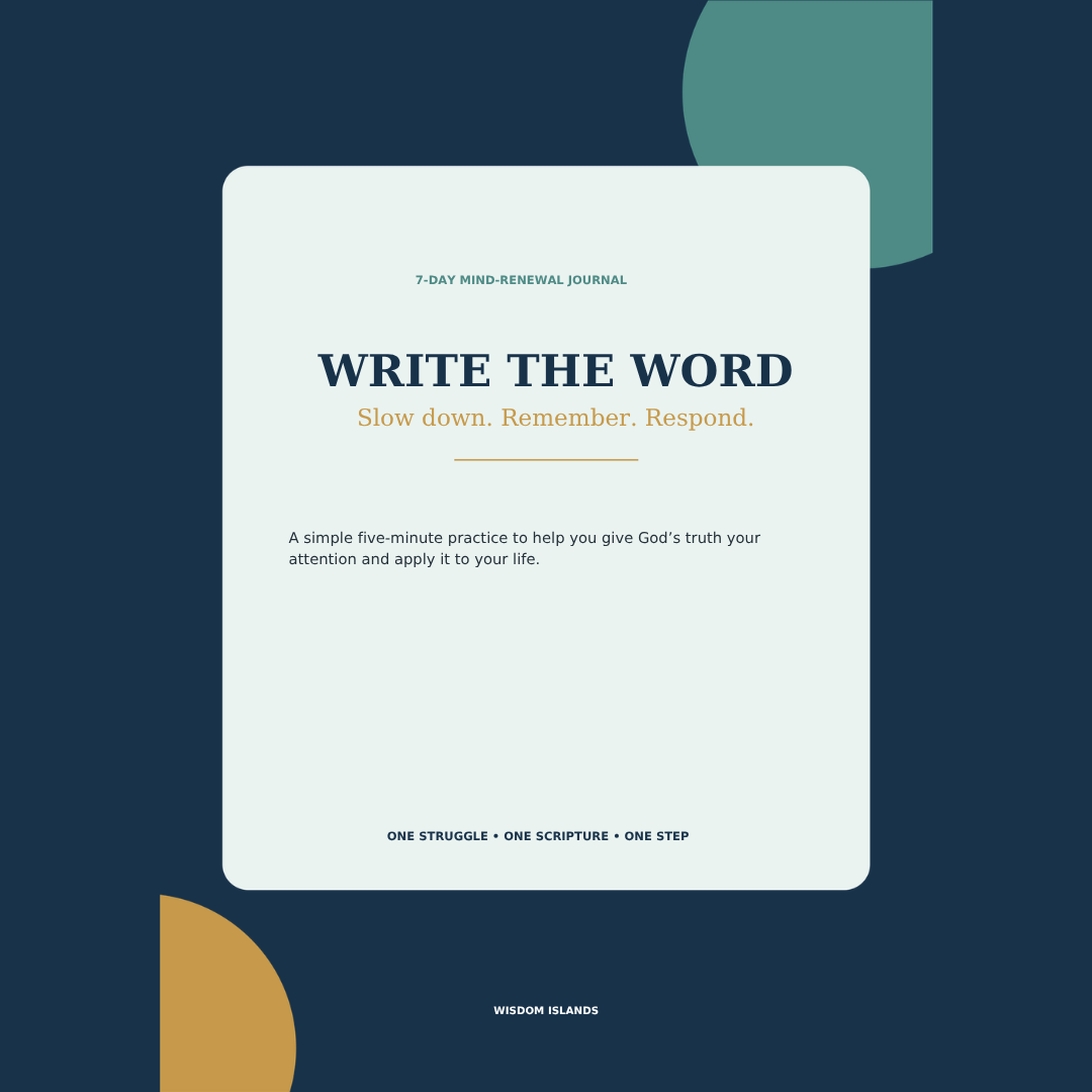 WRITE THE WORD JOURNAL